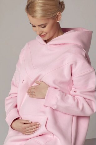 Džemperis grūtniecēm un barošana, Pink, MOM ONLY
