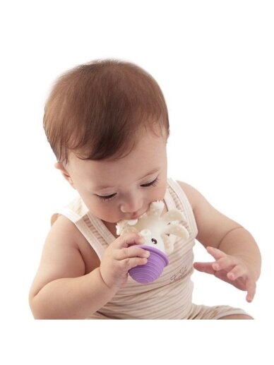 Ollie Octopus Silicone Teether, Pink, Mombella 2 Ollie Octopus Silicone Teether, Pink, Mombella 2