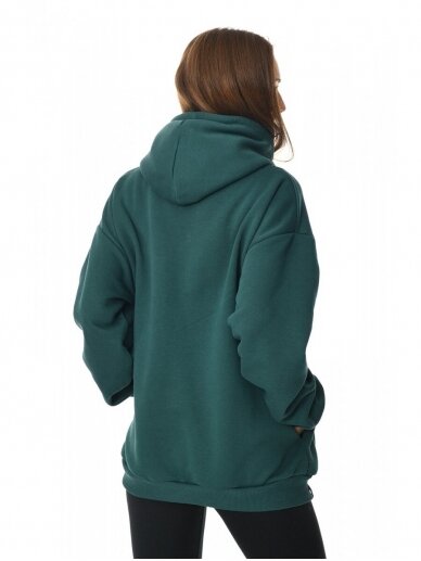 Warm sweater for pregnant and nursing, Naomi, by Mija (green) 4 Warm sweater for pregnant and nursing, Naomi, by Mija (green) 4