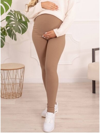 Warm maternity leggings, by ForMommy (beige) 2 Warm maternity leggings, by ForMommy (beige) 2