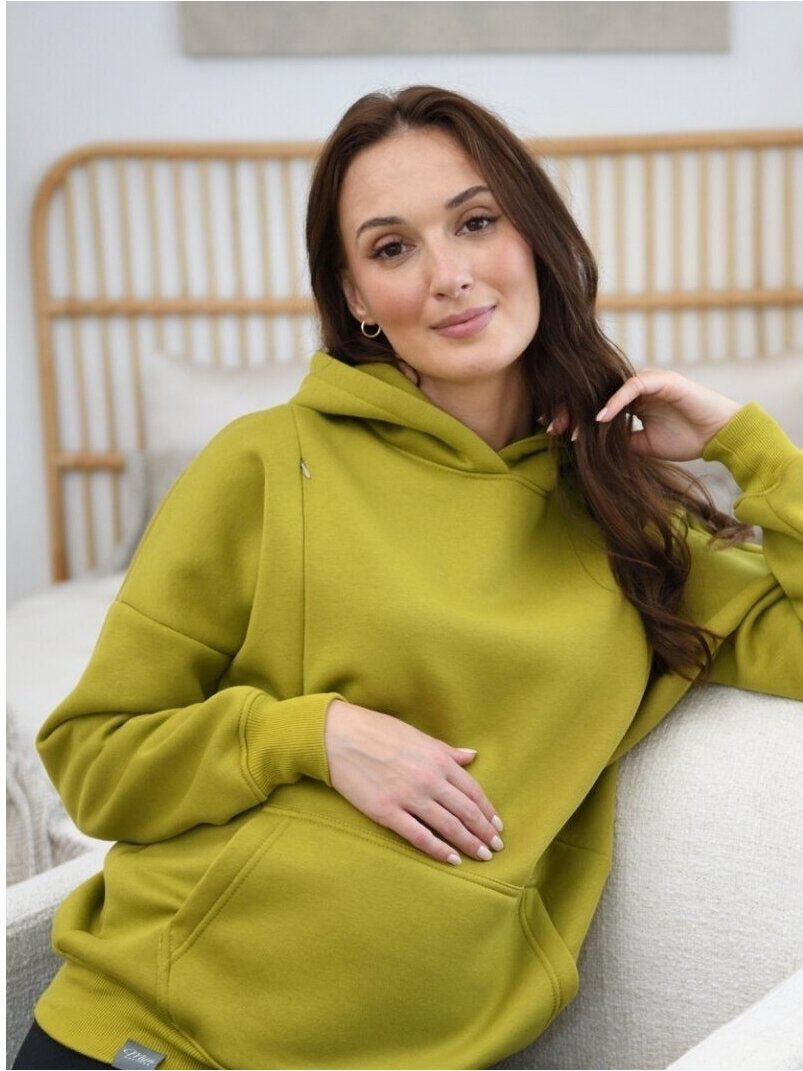 Maternity sweatshirt Molly, Pistachio/green 2 Maternity sweatshirt Molly, Pistachio/green 2