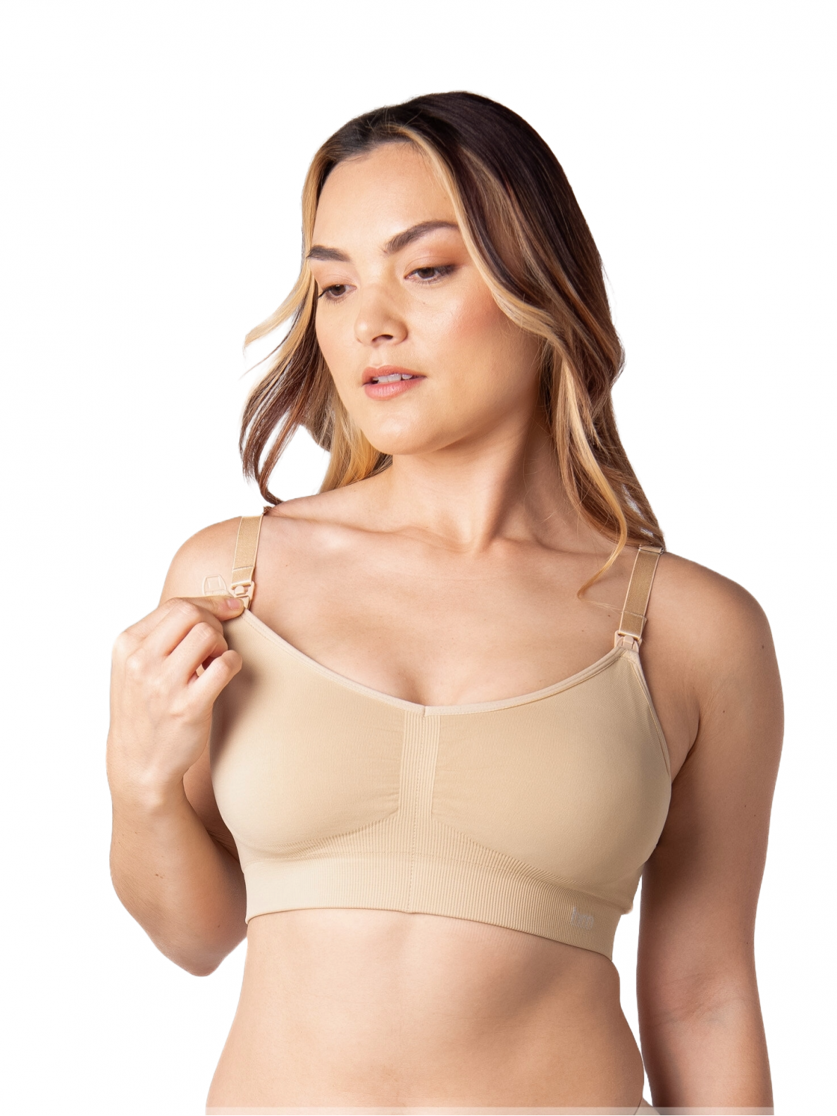 Nursing Bra Full Cup, Hotmilk Recycled, Beige Nursing Bra Full Cup, Hotmilk Recycled, Beige