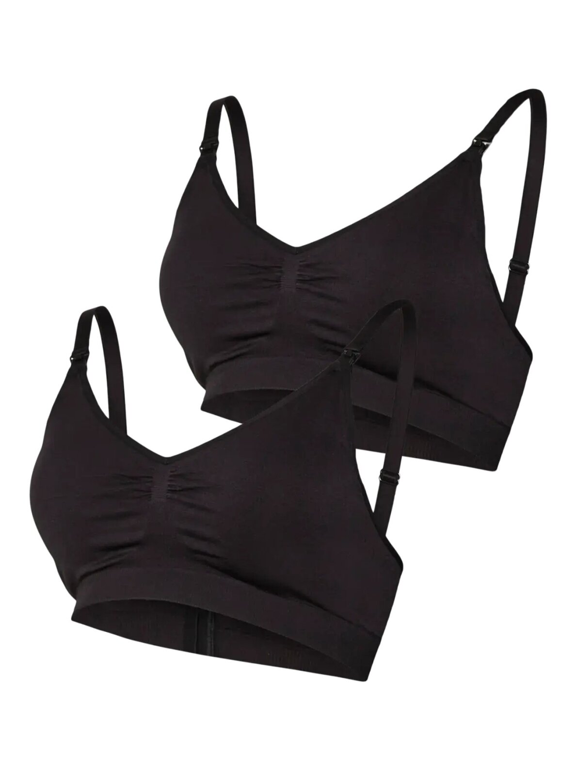 MLILJA Nursing Sports Bra, Mama.licious (Black/Burgundy)