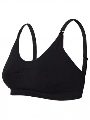 Sports bra for pregnant and nursing, Noppies SENSIL® (black)