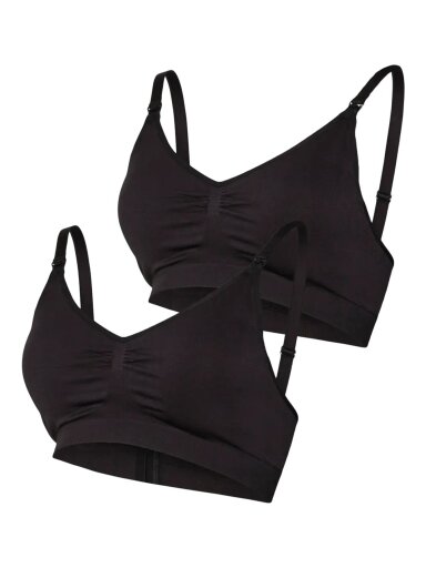 MLILJA Nursing Sports Bra, Mama.licious (Black/Burgundy)