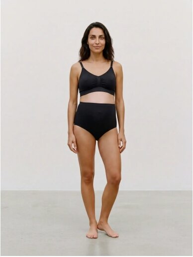 MLILJA Nursing Sports Bra, Mama.licious (Black/Burgundy) 2