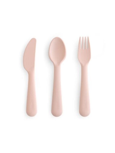 Cutlery set, Mushie (Blush)