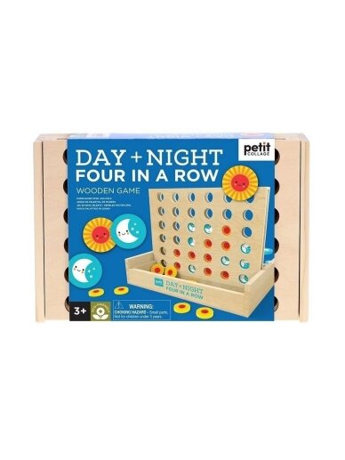 Board game Four in a row - Night and Day, 3+ Petit Collage 2