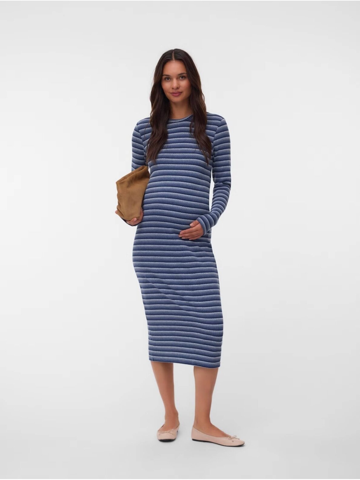 Grūtnieču kleita MLIMAN, Mama.licious (Light blue/striped) 4