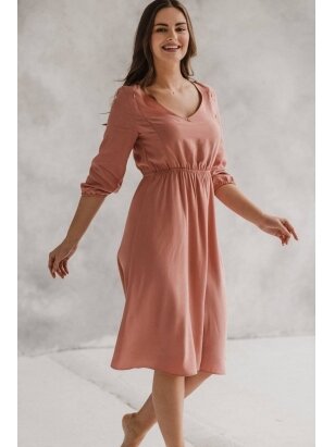 Dress for pregnant and nursing, Lovely, ForMommy (Rose)
