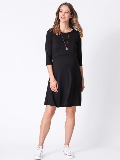 Kleita grūtniecēm Una, Seraphine (black)