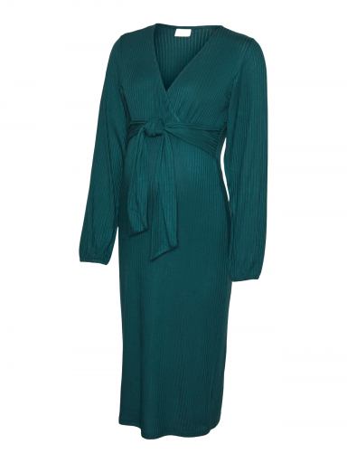 Kleita grūtniecēm MLTRINITY Midi, Mama;licious (Green)