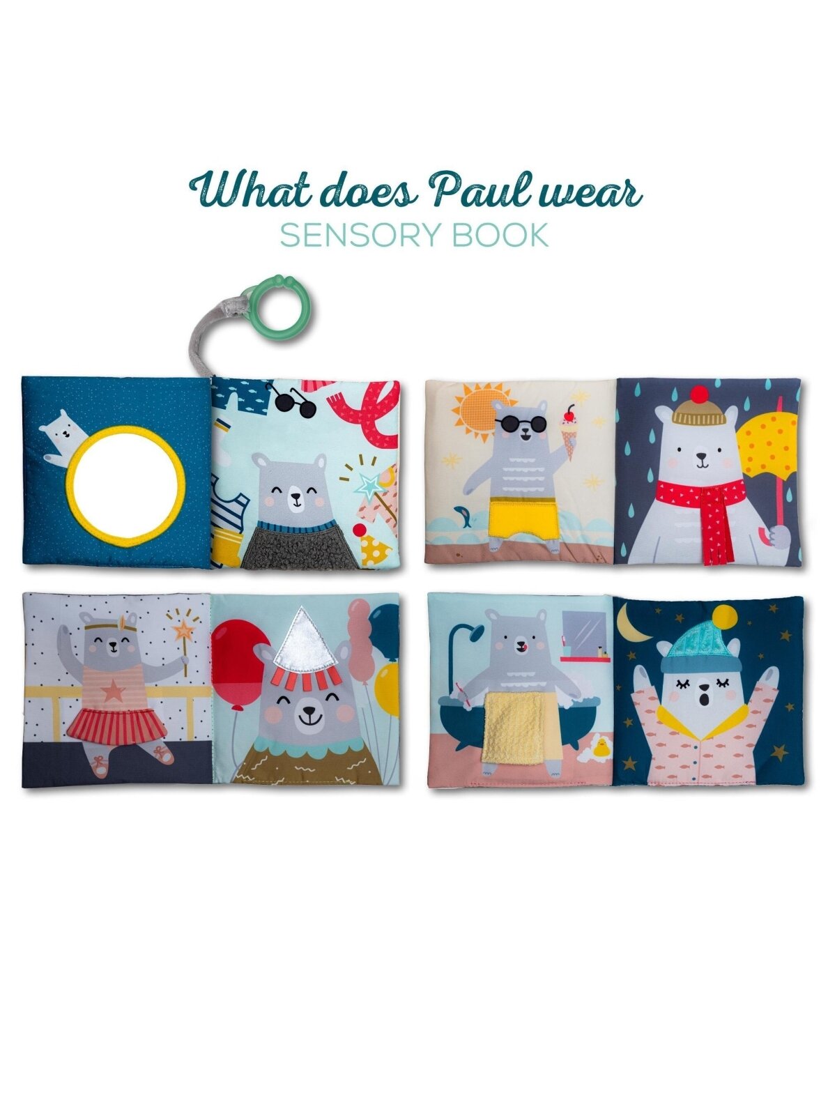 Taf Toys baby book What does Paul wear 2