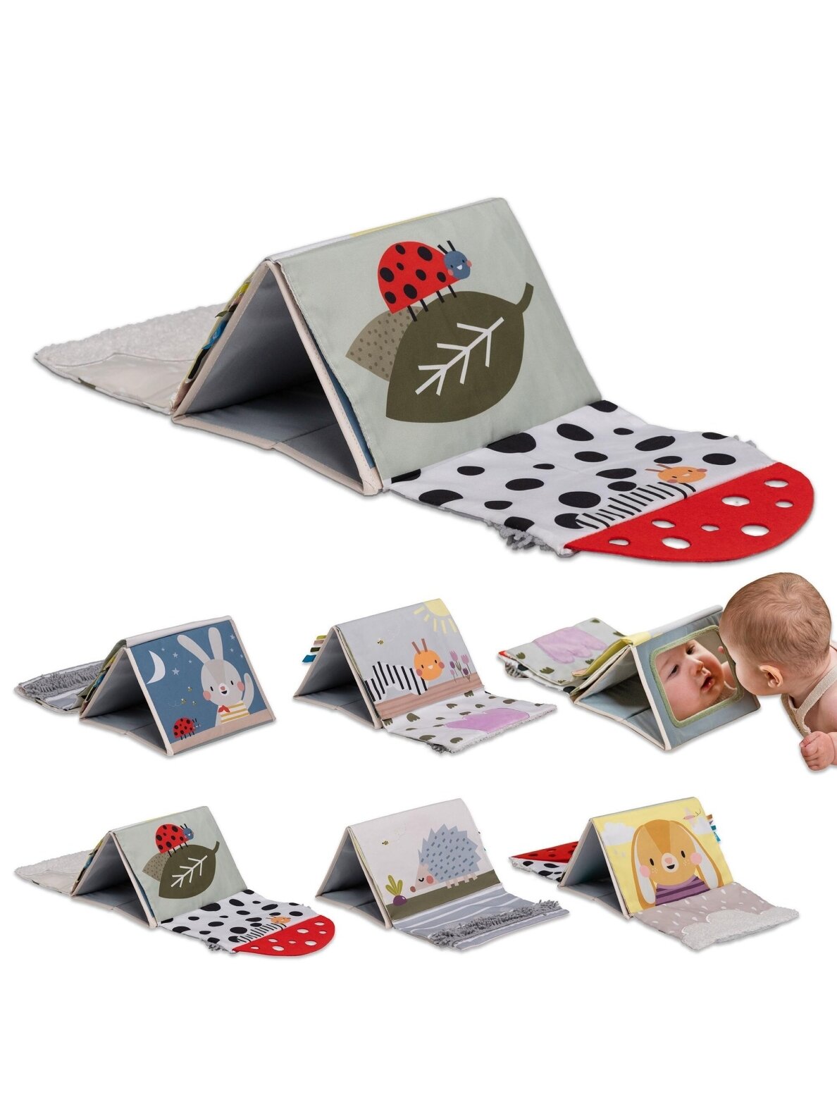 Taf Toys baby book Tummy time Sensory book Taf Toys baby book Tummy time Sensory book