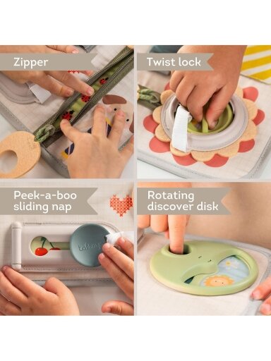 Taf Toys attīstošā rotaļlieta Snap and Learn