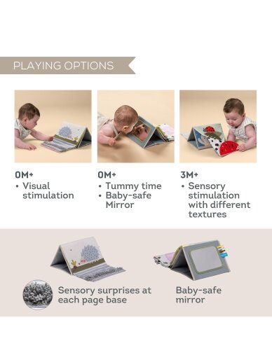 Taf Toys baby book Tummy time Sensory book 2