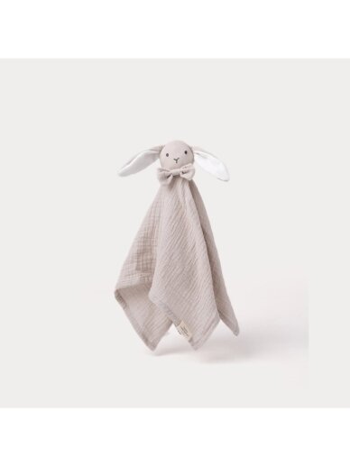 Teddykompaniet Muslin Comforter Rabbit, 40x40 cm, Beige Teddykompaniet Muslin Comforter Rabbit, 40x40 cm, Beige