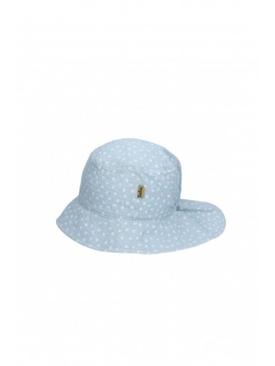 TuTu organic cotton hat-panama (light blue) 1