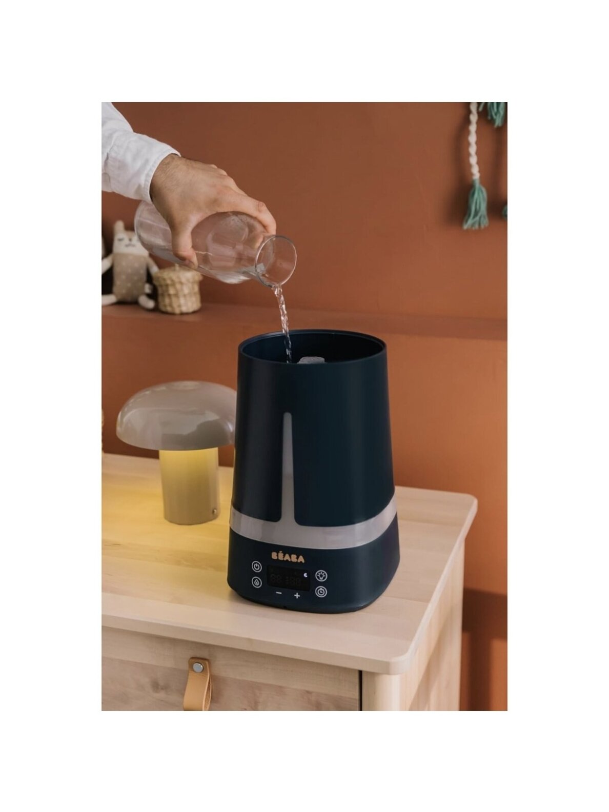 Zen Air Ultrasonic Humidifier with Night Light, Béaba, Night Blue 1 Zen Air Ultrasonic Humidifier with Night Light, Béaba, Night Blue 1