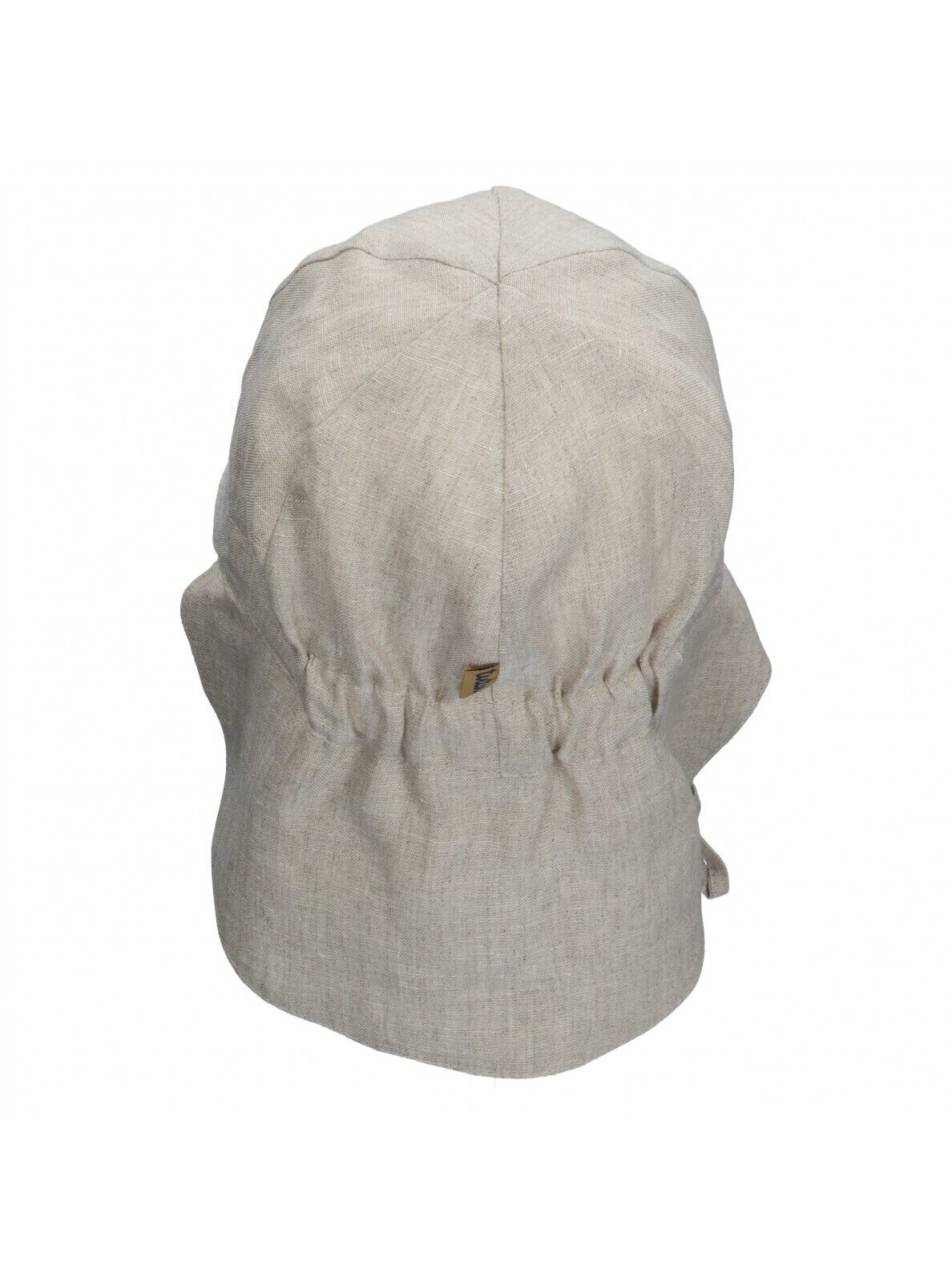 TuTu hat with neck protection made of natural linen  2