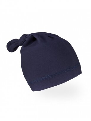 TuTu hat with a knot (navy blue)