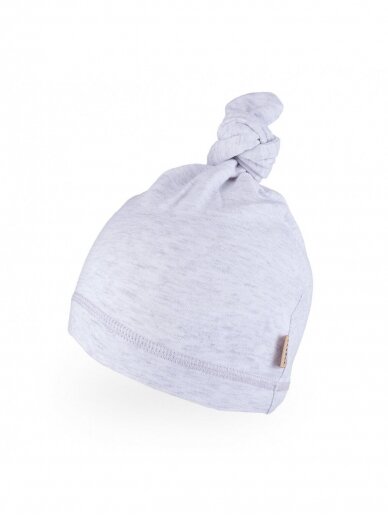 TuTu hat with a knot (light grey)