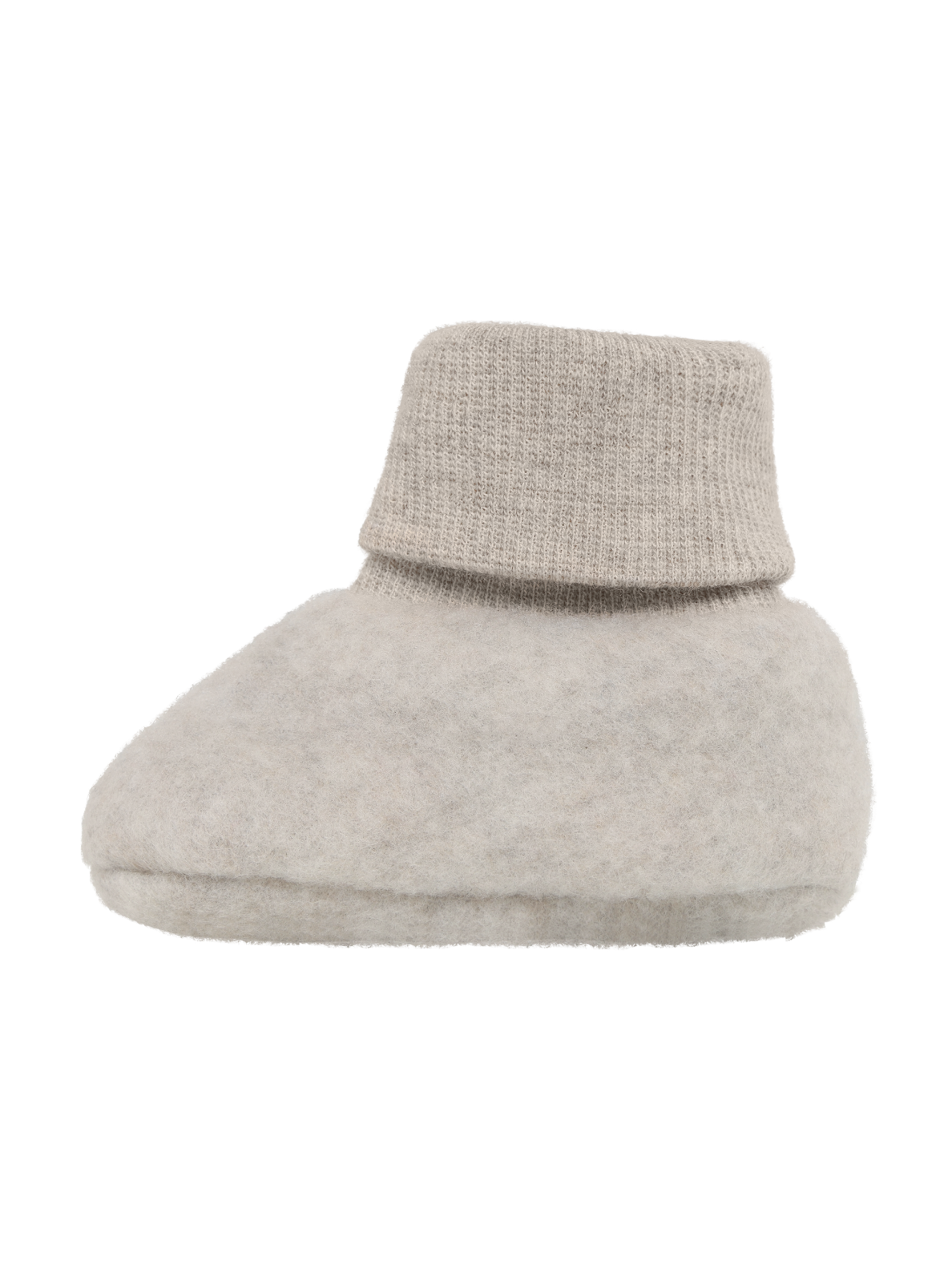 Huttelihut vilnas zābaciņi zīdainim, Camel Melange 1 Huttelihut vilnas zābaciņi zīdainim, Camel Melange 1