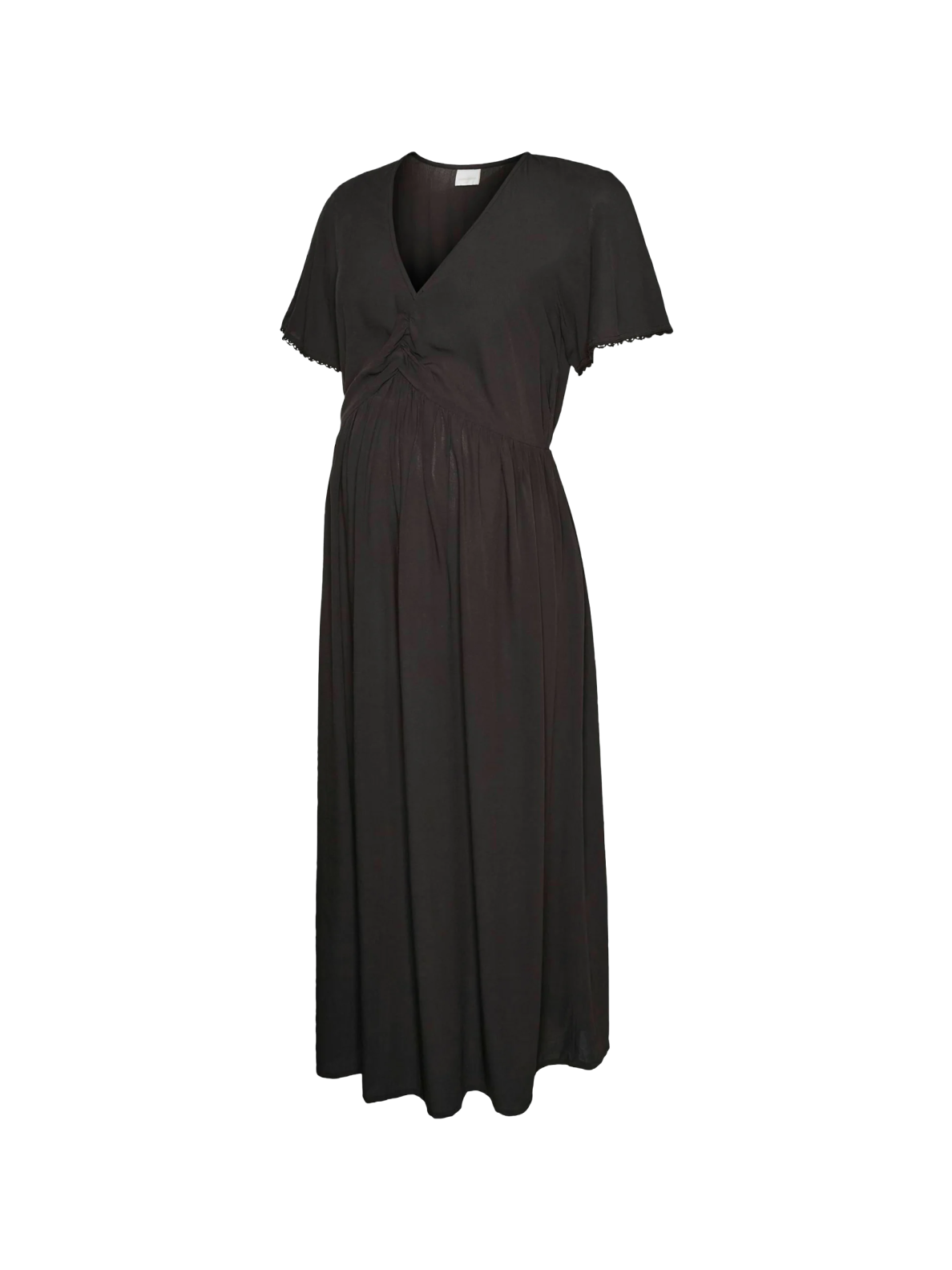 Viscose dress for pregnant and nursing women MLNARA Mama;licious (Black)