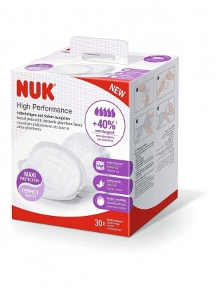 Disposable pads in a bra, 30 pcs, High Performance NUK