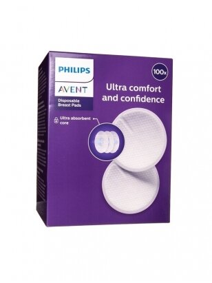 Disposable bra pads ULTRA comfort 100 pcs. Philips Avent