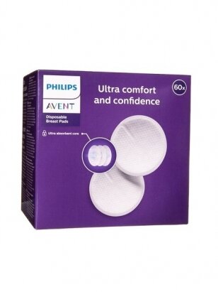 Disposable ULTRA comfort bra pads 60 pcs. Philips AVENT