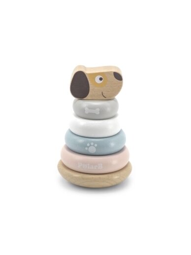 VIGA PolarB Wooden Stacking Puppy VIGA PolarB Wooden Stacking Puppy