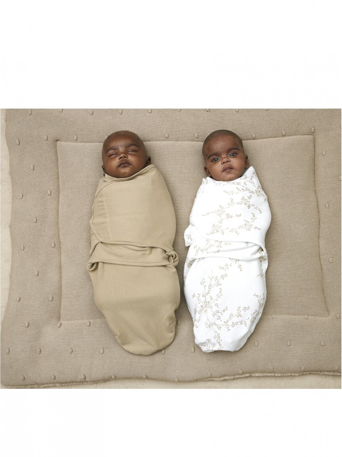 Baby Swaddle, 4-6 months by Meyco Baby (Branches sand) 2