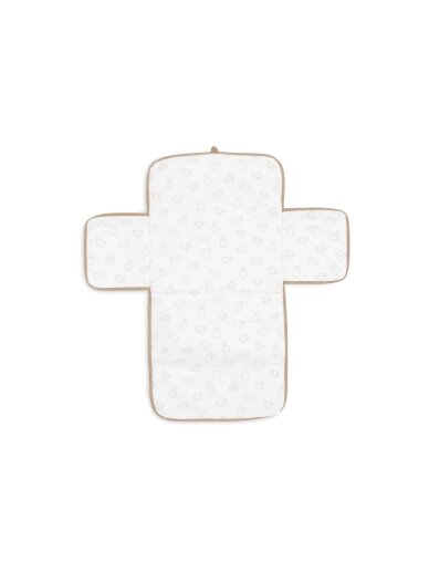 Pārtinamais paklājiņš 71x70cm Jollein (Teddy Biscuit) 2