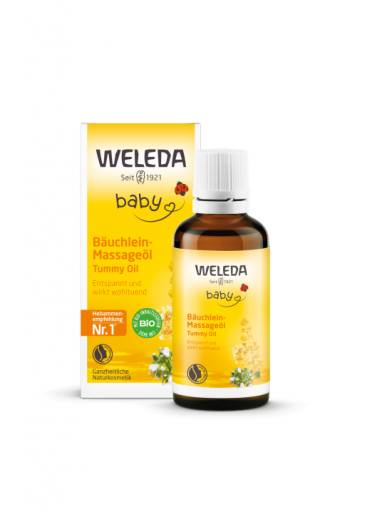 Weleda Eļļa zīdaiņu vēderiņu masāžai, 50 ml