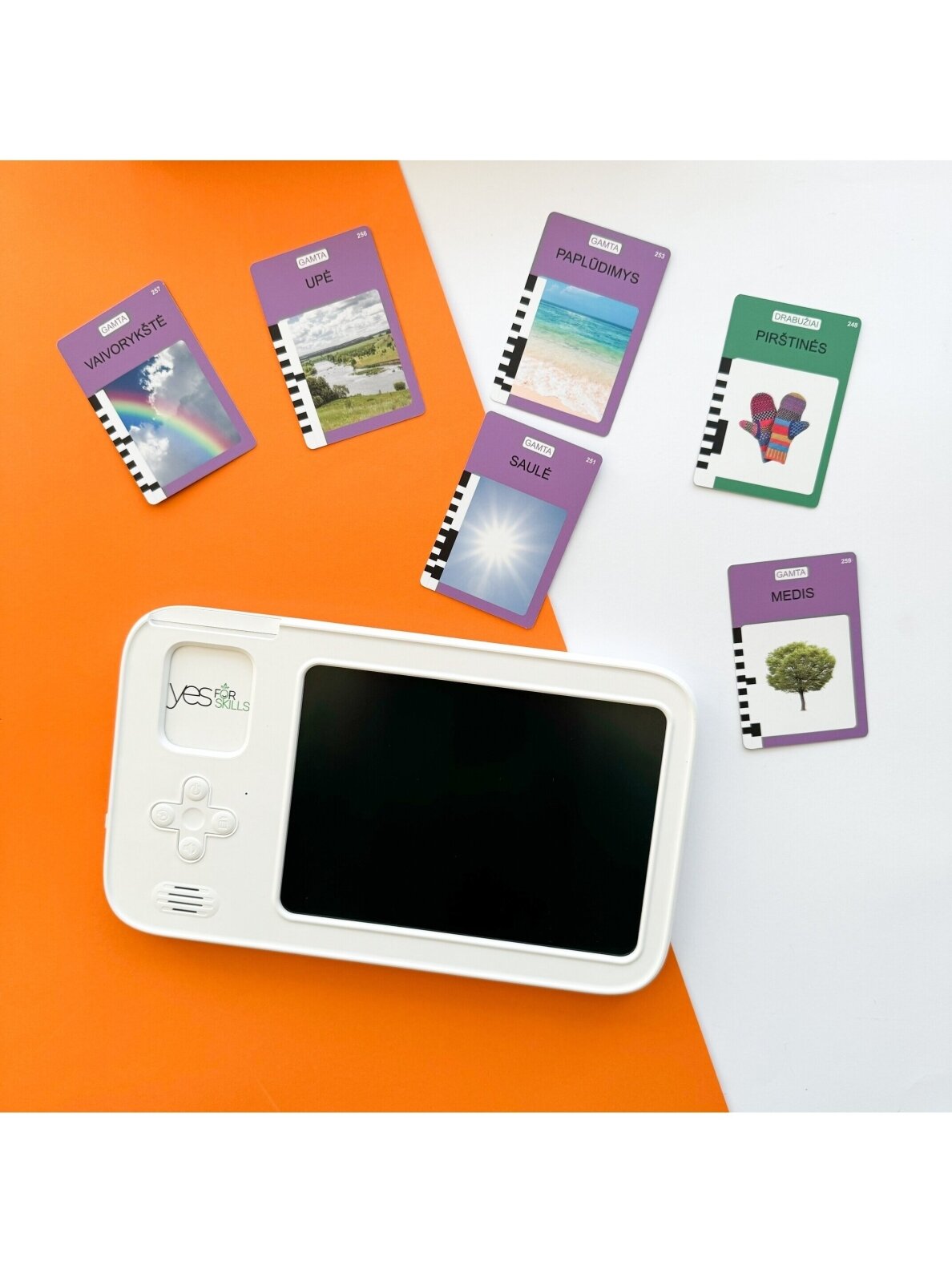 Yes For Skills Lithuanian-voiced cards "Talking Cards" with a drawing tablet 14 Yes For Skills Lithuanian-voiced cards "Talking Cards" with a drawing tablet 14