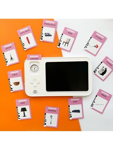 Yes For Skills Lithuanian-voiced cards "Talking Cards" with a drawing tablet 10 Yes For Skills Lithuanian-voiced cards "Talking Cards" with a drawing tablet 10
