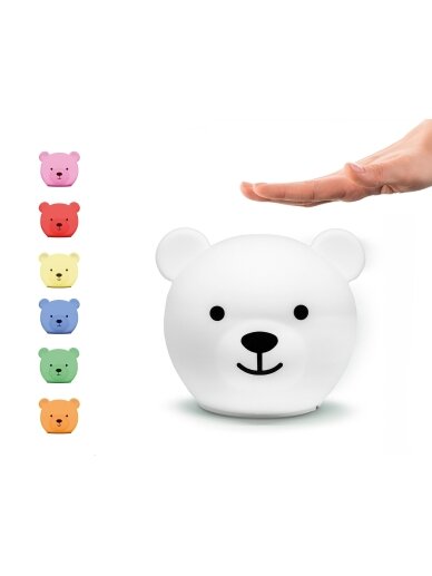 ZAZU multi-colored night light Bor Teddy bear 1