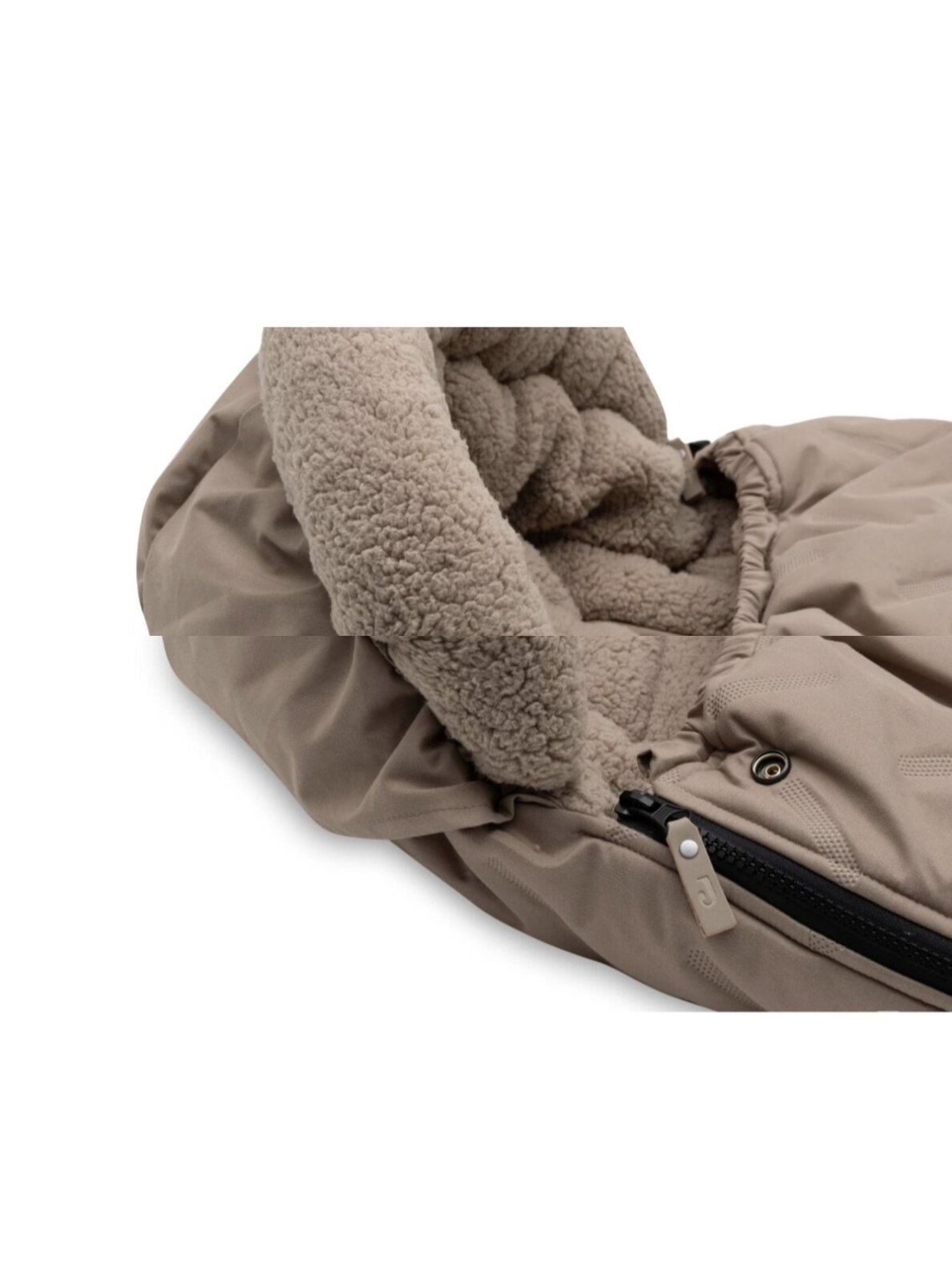 Winter Footmuff for Buggy and Stroller, Jollein, (Embossed Milky Coffee) 2