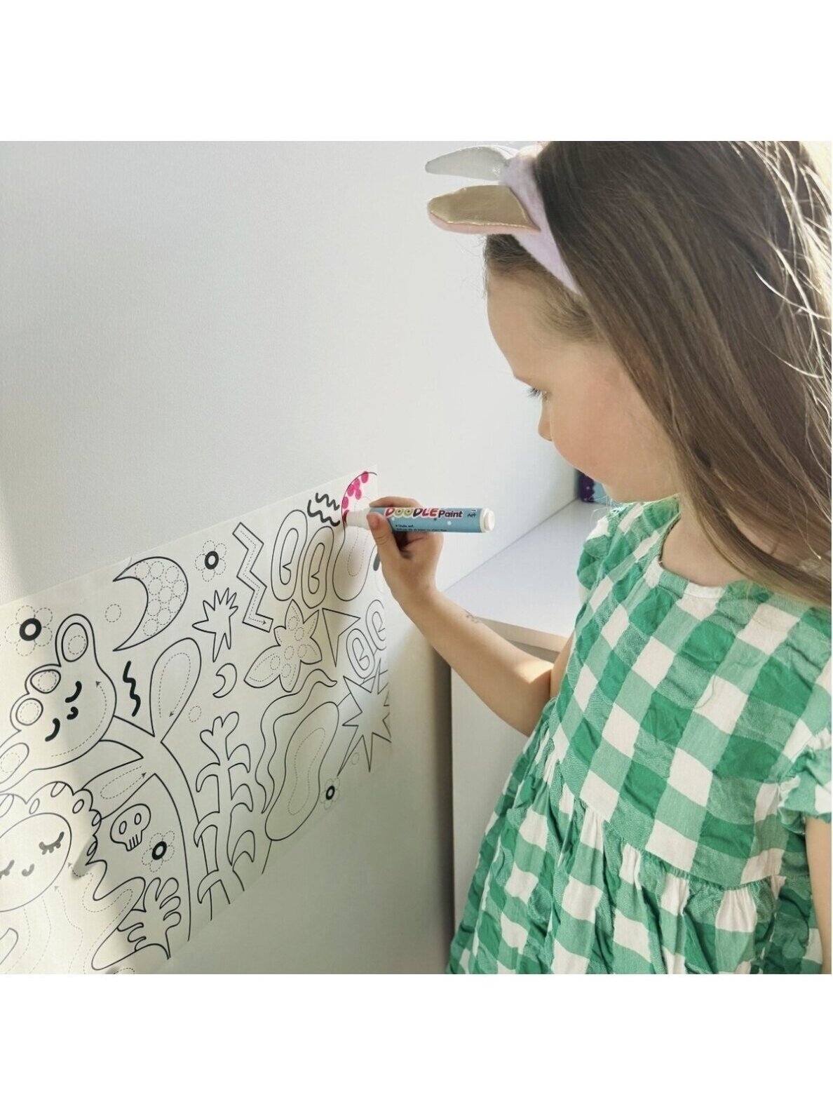 Zīmēšanas rullis ar flomāsteriem 6 m, Tookyland 3