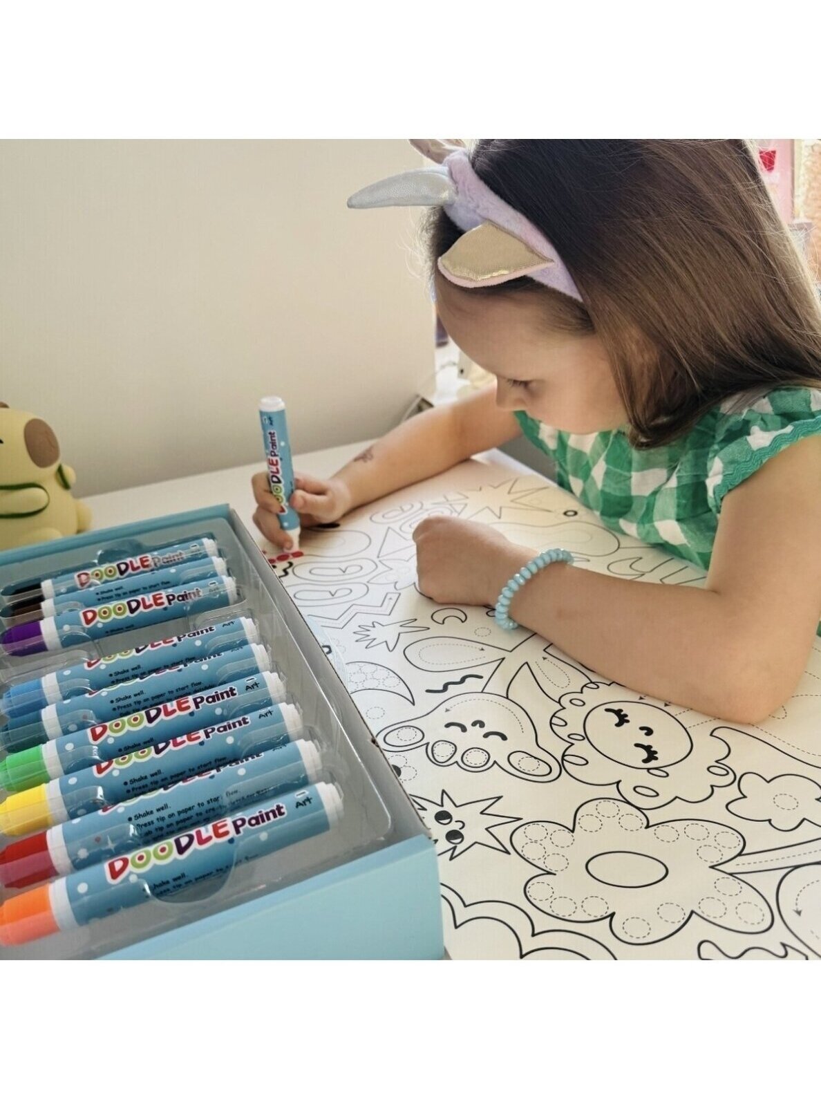 Zīmēšanas rullis ar flomāsteriem 6 m, Tookyland 1 Zīmēšanas rullis ar flomāsteriem 6 m, Tookyland 1
