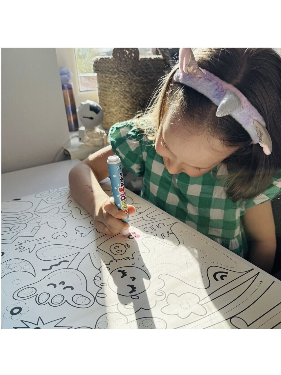 Zīmēšanas rullis ar flomāsteriem 6 m, Tookyland 2 Zīmēšanas rullis ar flomāsteriem 6 m, Tookyland 2